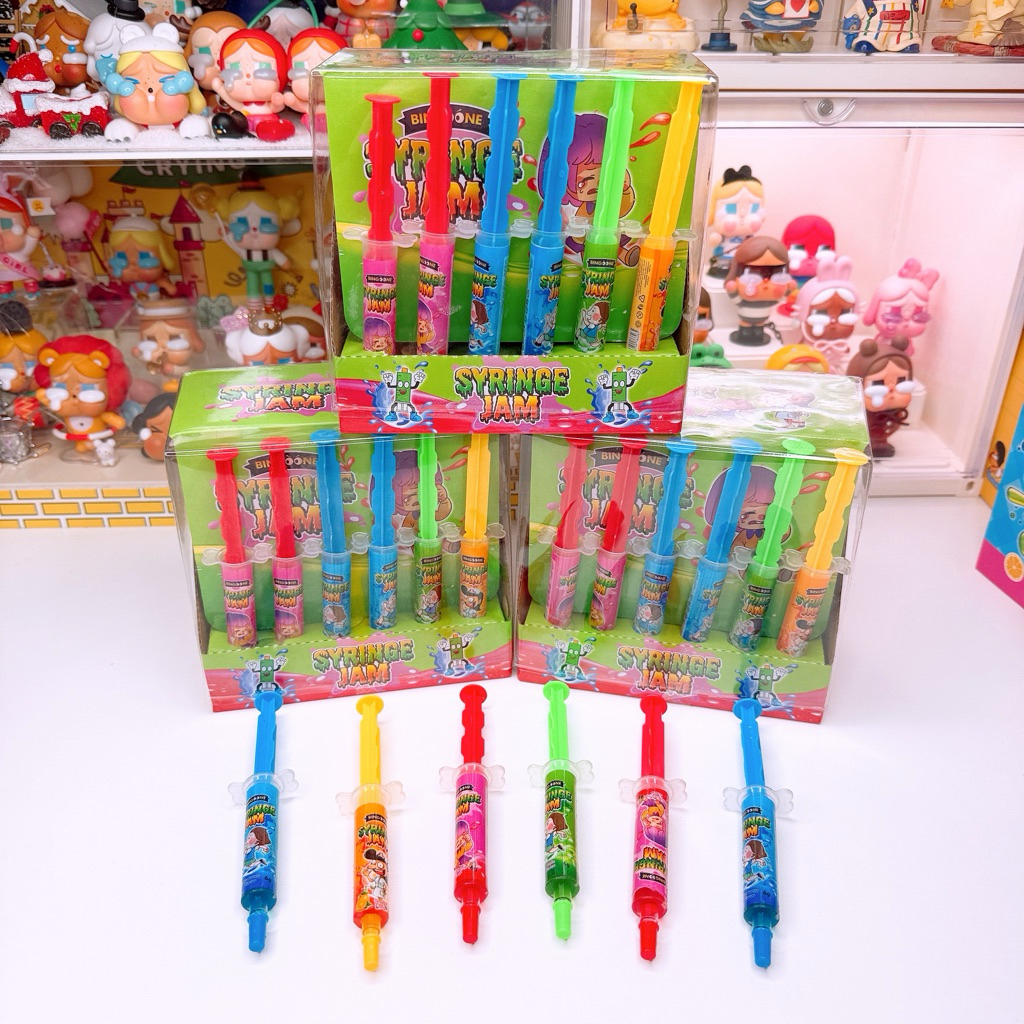 เยลลี่เข็มเจล เยลลี่ผลไม้ 4 รส ( 1 กล่อง 30 ชิ้น )