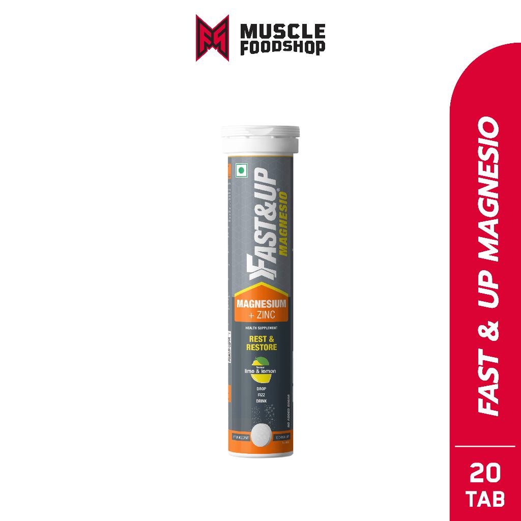 Fast & Up Magnesium + Zinc (Effervescent Tablets) 20 Tabs - Lime and Lemon