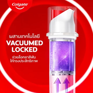 เซตดูโอ้ยิ้มออร่า: ยาสีฟันและแปรงสีฟัน อ๊อพติค ไวท์ เพอร์เพิล