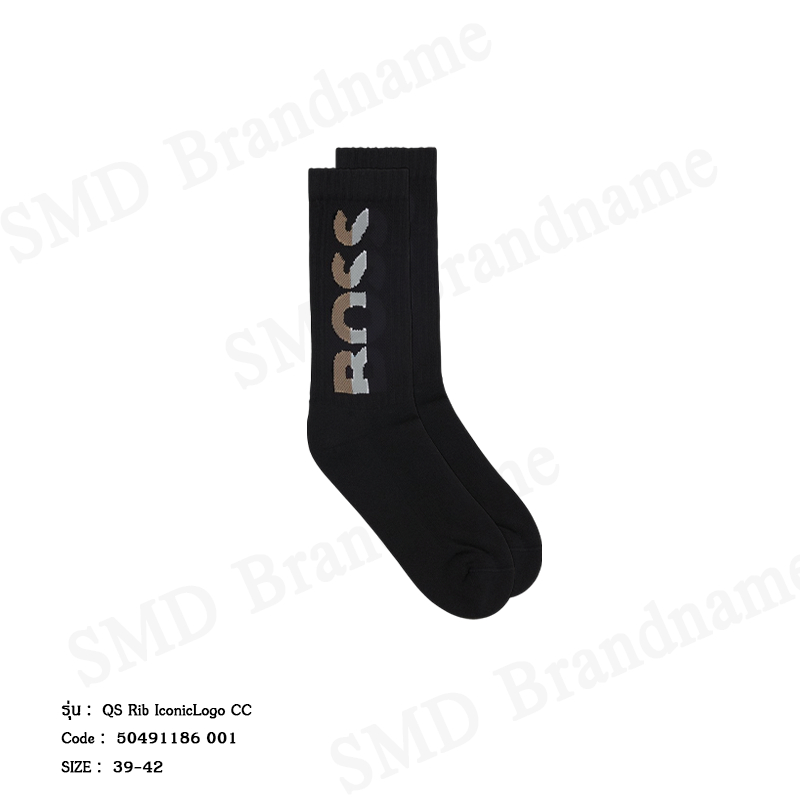Hugo Boss ถุงเท้า รุ่น QS Rib IconicLogo CC Code: 50491186 001