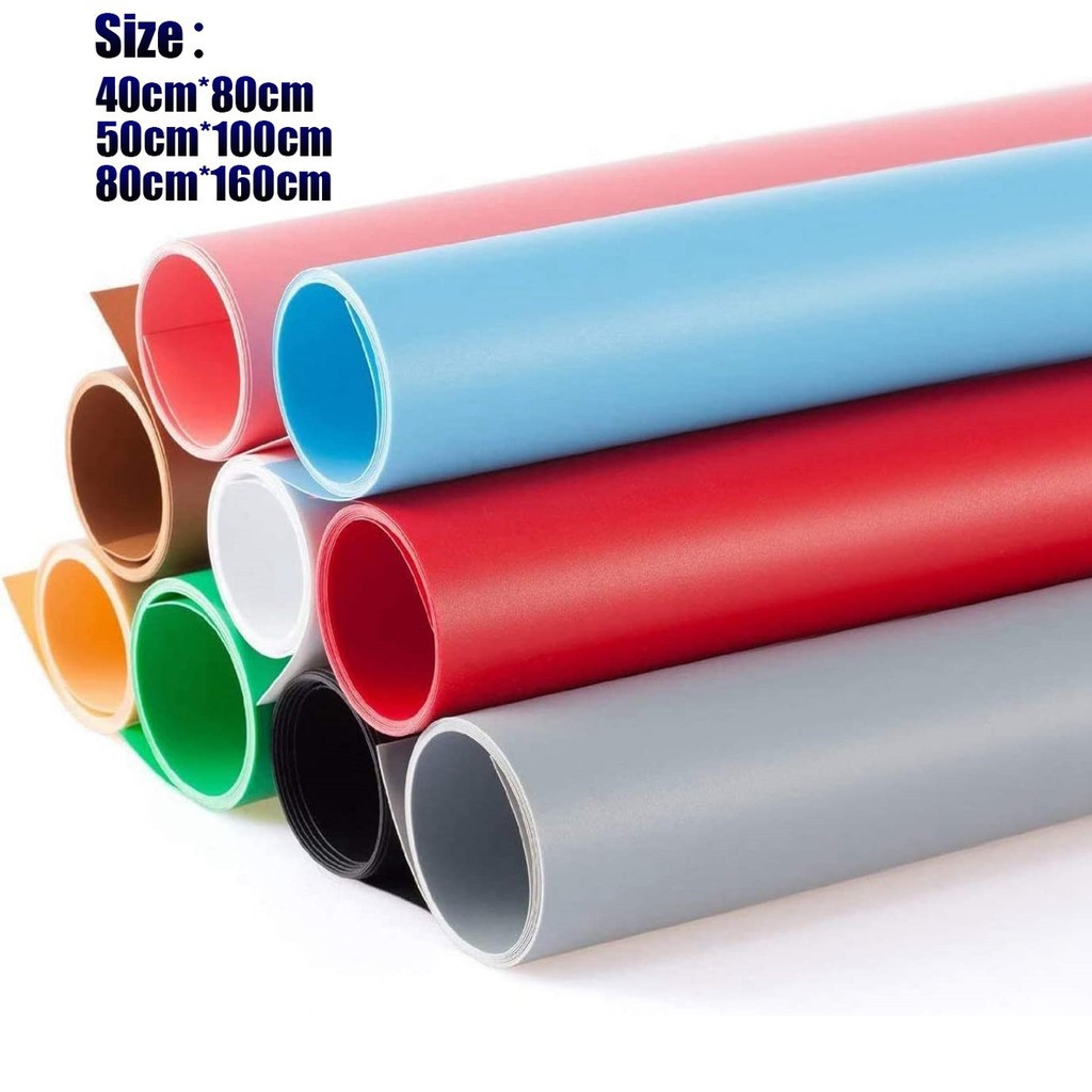Photography PVC Backdrop Photo Video Background Matte Waterproof Dustproof Anti-wrinkle Dual Sided