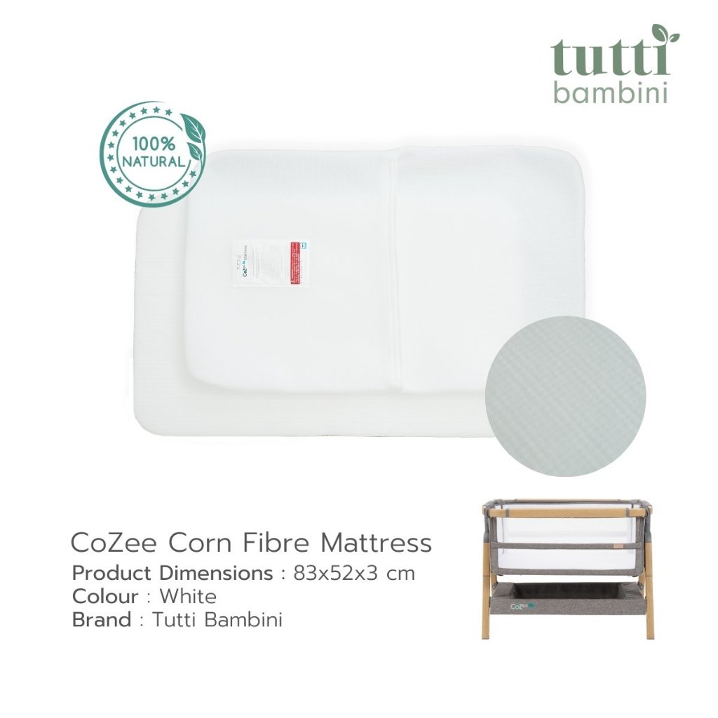 Tutti Bambini ฟูกหายใจผ่านได้ Cozee Air Mattress Corn Fiber สำหรับเตียง Cozee