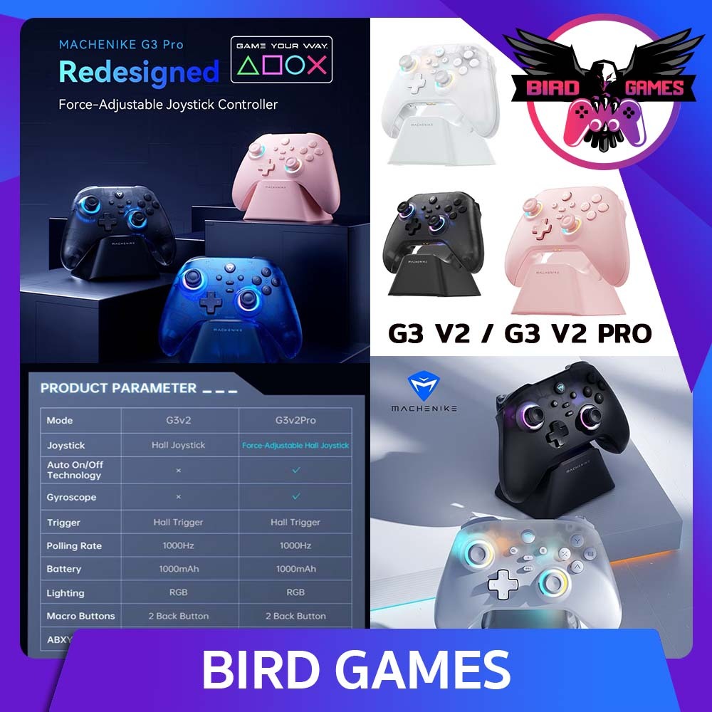 จอย Machenike G3 V2 / Machenike G3 V2 Pro (Switch Controller)(จอยโปร)(จอย PC)(Joy Pro Machenike)