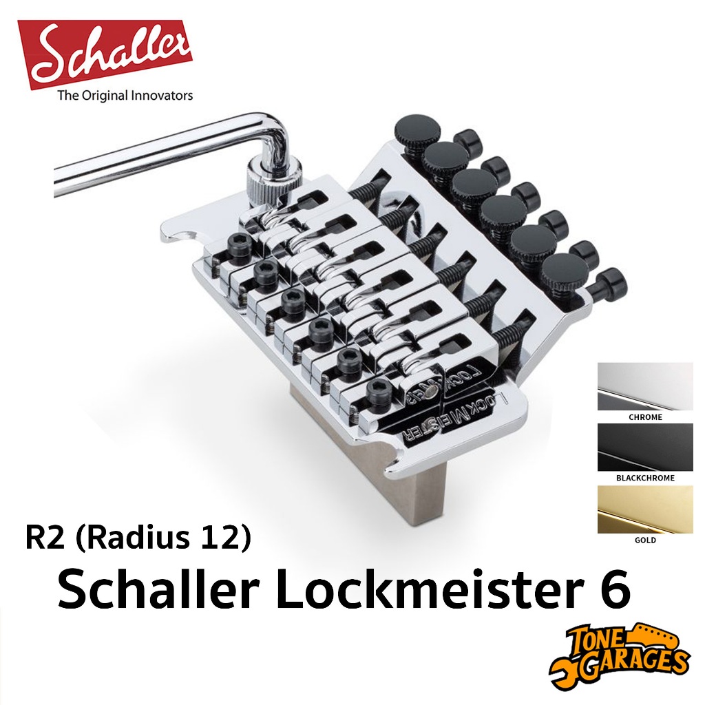 Schaller Lockmeister 6 Floydrose with Lock Nuts R2 ชุดคันโยก ฟรอยโรส พร้อมล็อคนัท Made in Germany