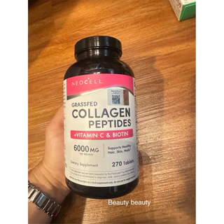 NeoCell Super Collagen Peptides + C & Biotin 6000 mg. 270 capsules นีโอเซลคอลลาเจน