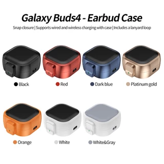 เคส Samsung Galaxy Buds4 / Buds4 Pro เคสแข็ง ป้องกันหาย พร้อมที่คล้อง (Model.26-17)
