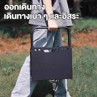 โต๊ะเหล็กพับขนาดพกพา โต๊ะแคมป์ปิ้ง โต๊ะแคมปิ้งพับได้ พับอย่างรวดเร็ว ง่ายต่อการพกพา