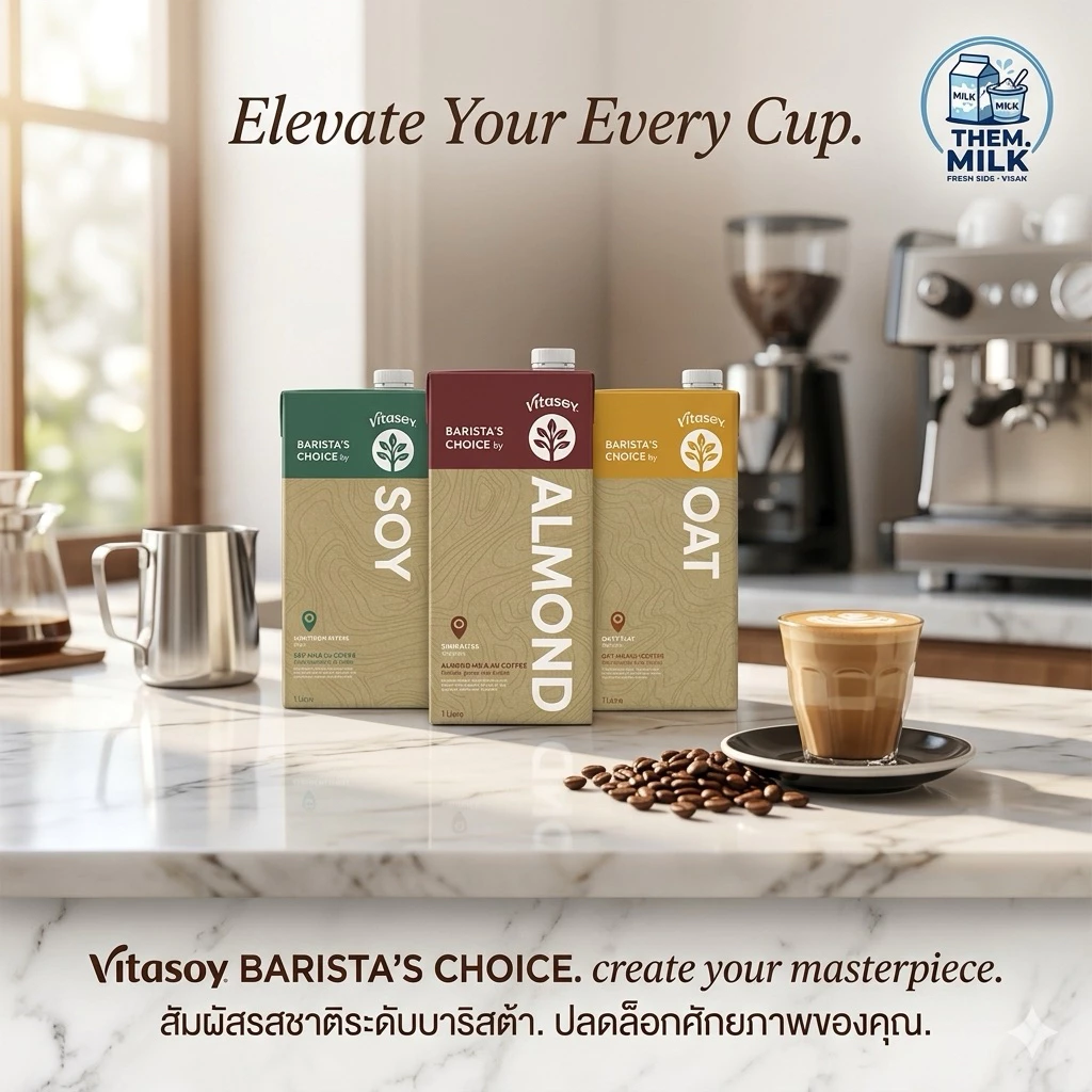 VITASOY Soy Barista's Choice วีต้าซอยบาริสต้าชอยส์ 1ลิตร