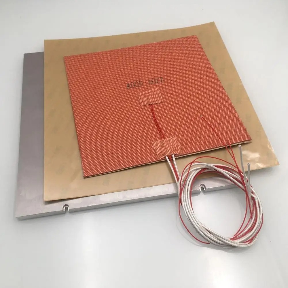 Funssor MIC-6 Aluminum Z Build Plate Kit 110/220V Silicone AC Heater Pad PEI 3M Sheet Kit For Voron 