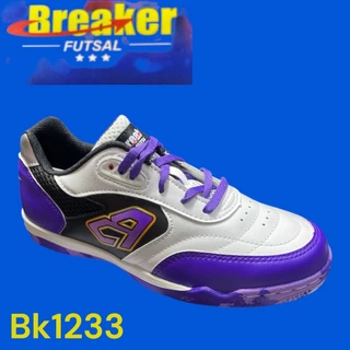 รองเท้าBreakerFutsalรุ่นBk1233/Bk1234สี2ขาวน้ำเงินและขาวเขียวBk1234มีขาวเหนียวหนึบทุกสนาม