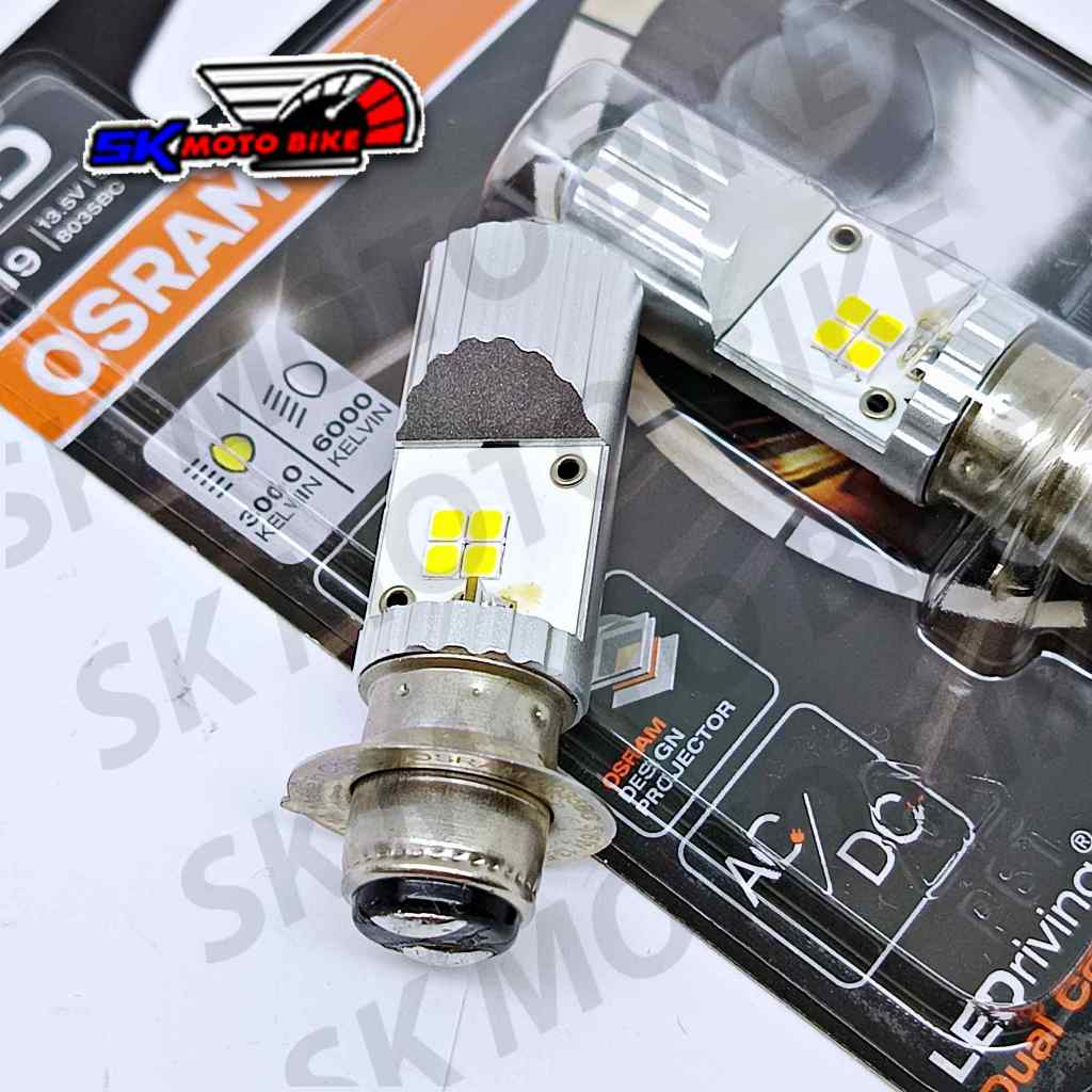 ของแท้ 100% หลอดไฟหน้า LED OSRAM PRO ออสแรม M5 (T19) AC/DC ไฟต่ำแสงขาวแบบ Projector 6000K ไฟสูงแบบ L