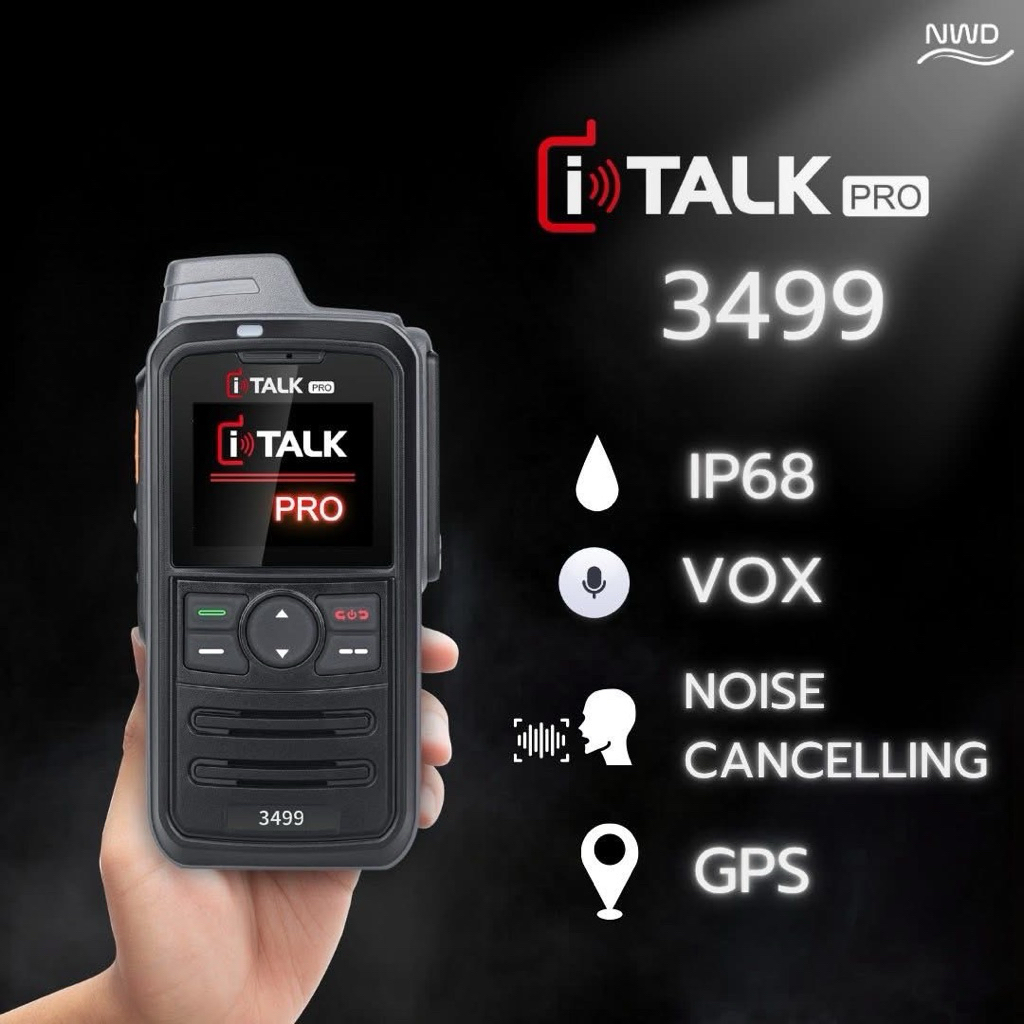 italk 4399 วอซิมกันน้ำ ใช้งานราวมกับ italk 1999-2499 และ italk mobile ได้เลย