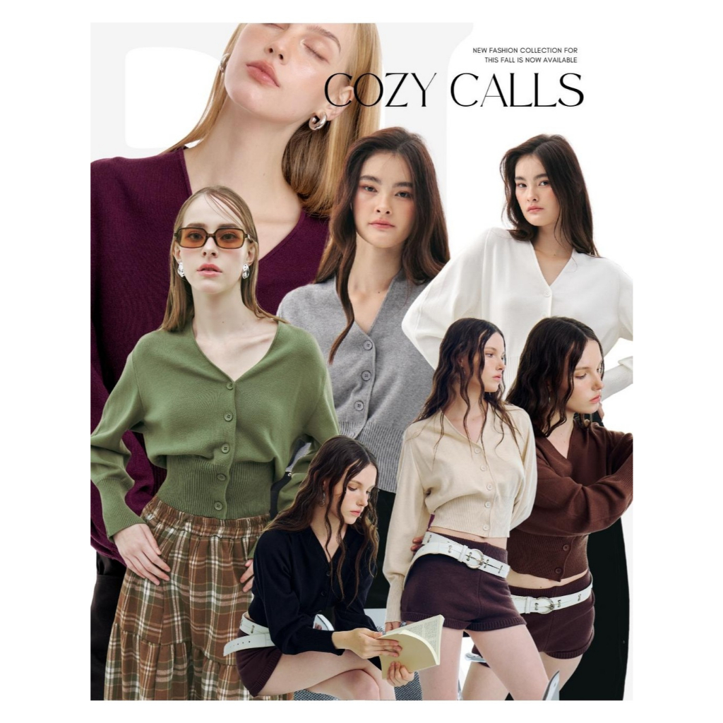 BCLS23 Cozy Calls - เสื้อไหมพรมตัวโปรด มี5 สี!