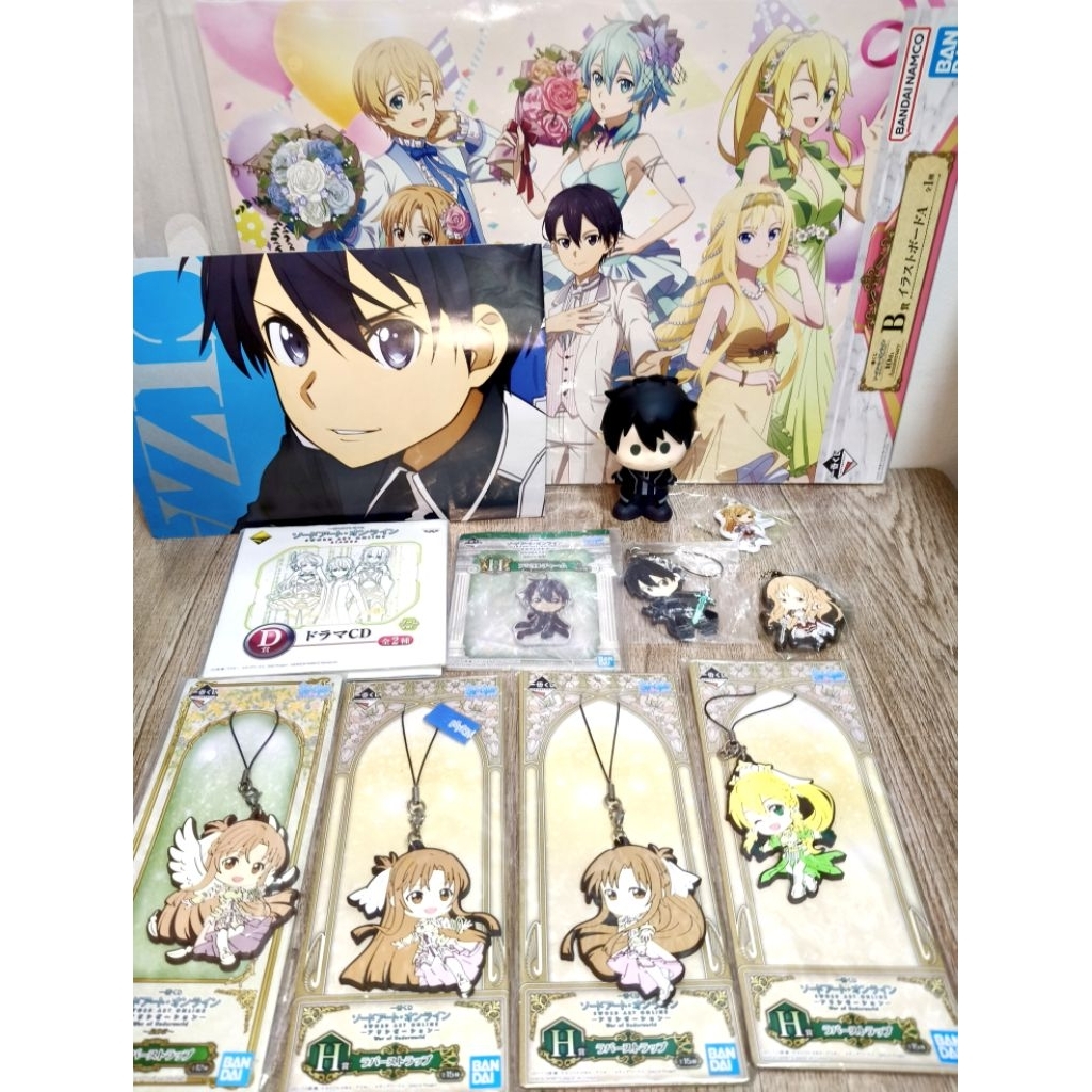 (SAO)Sword Art Online รวมของสะสม หลายรายการ มือ1