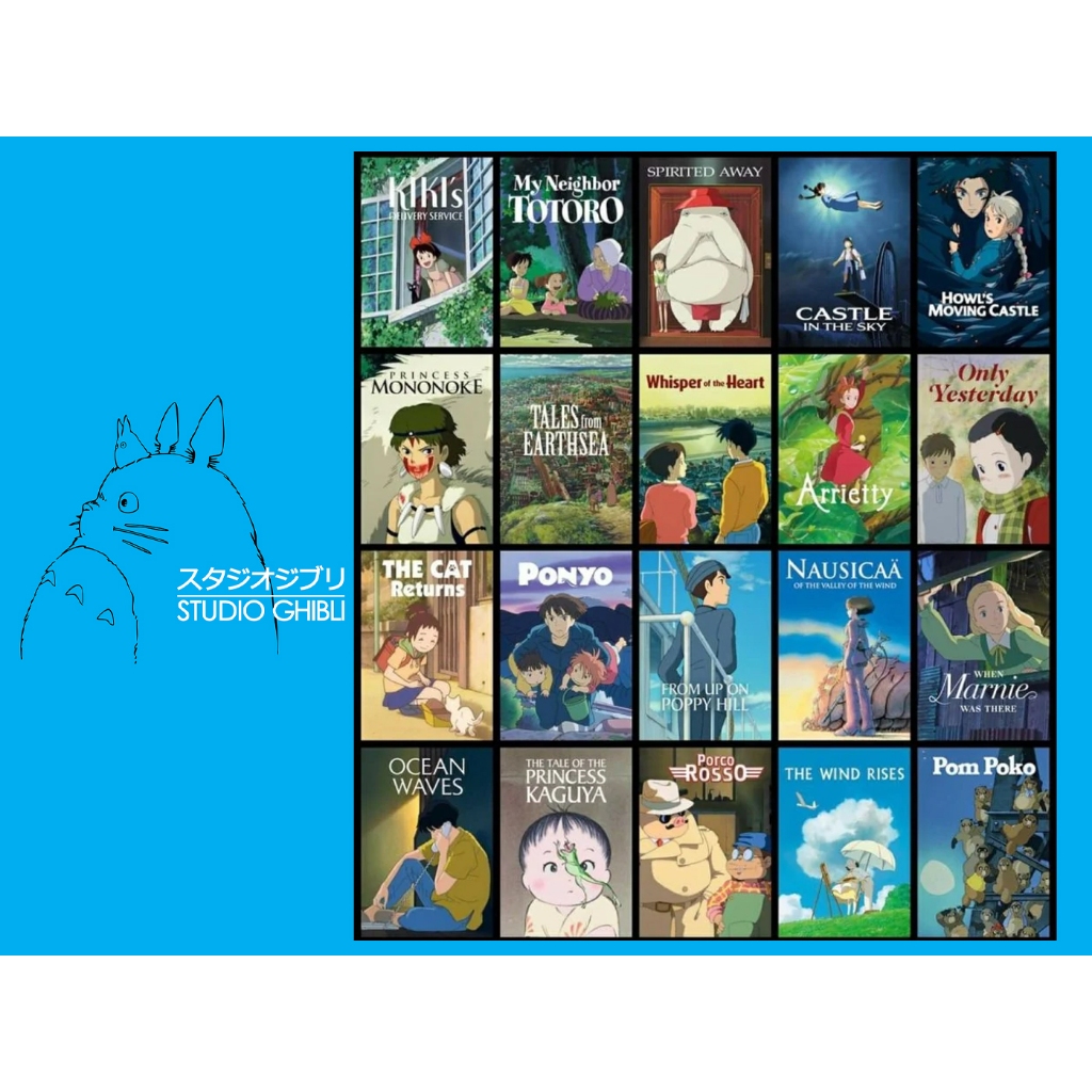 DVD ดีวีดี การ์ตูน Studio Ghibli สตูดิโอจิบลิ รวม The Movie (เสียงไทย-ญี่ปุ่น/บรรยายไทย)