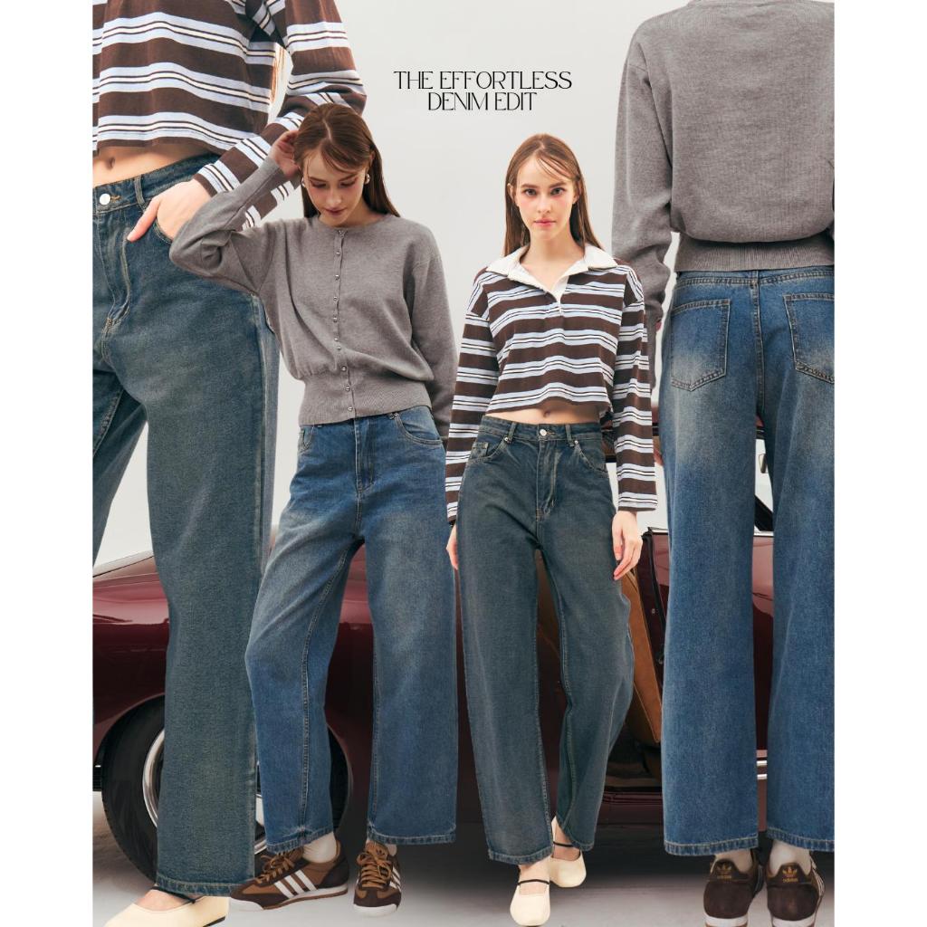 BCJ66502 The Effortless Denim Edit - กางเกงยีนส์ทรง Baggy Jeans