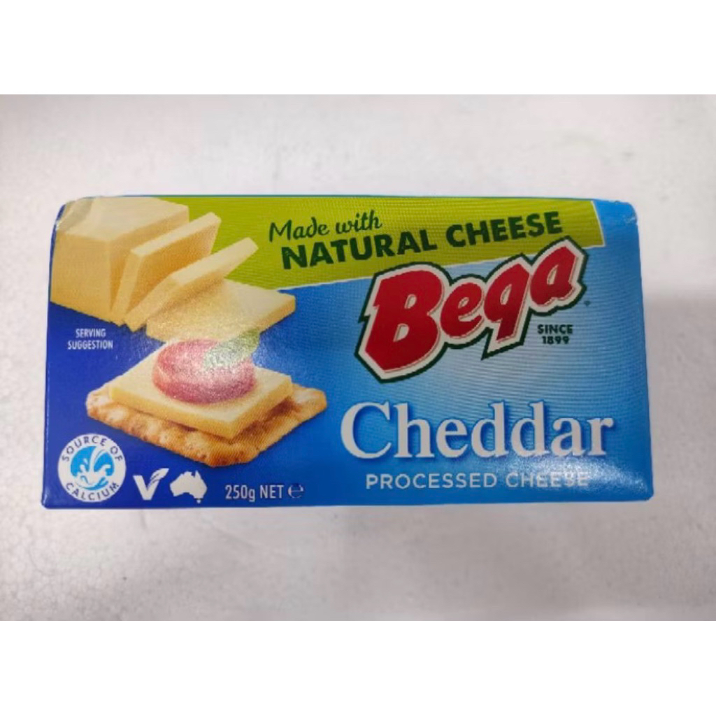 เชดด้าชีส Beqa chedder cheese 250g สินค้ามีพร้อมส่ง