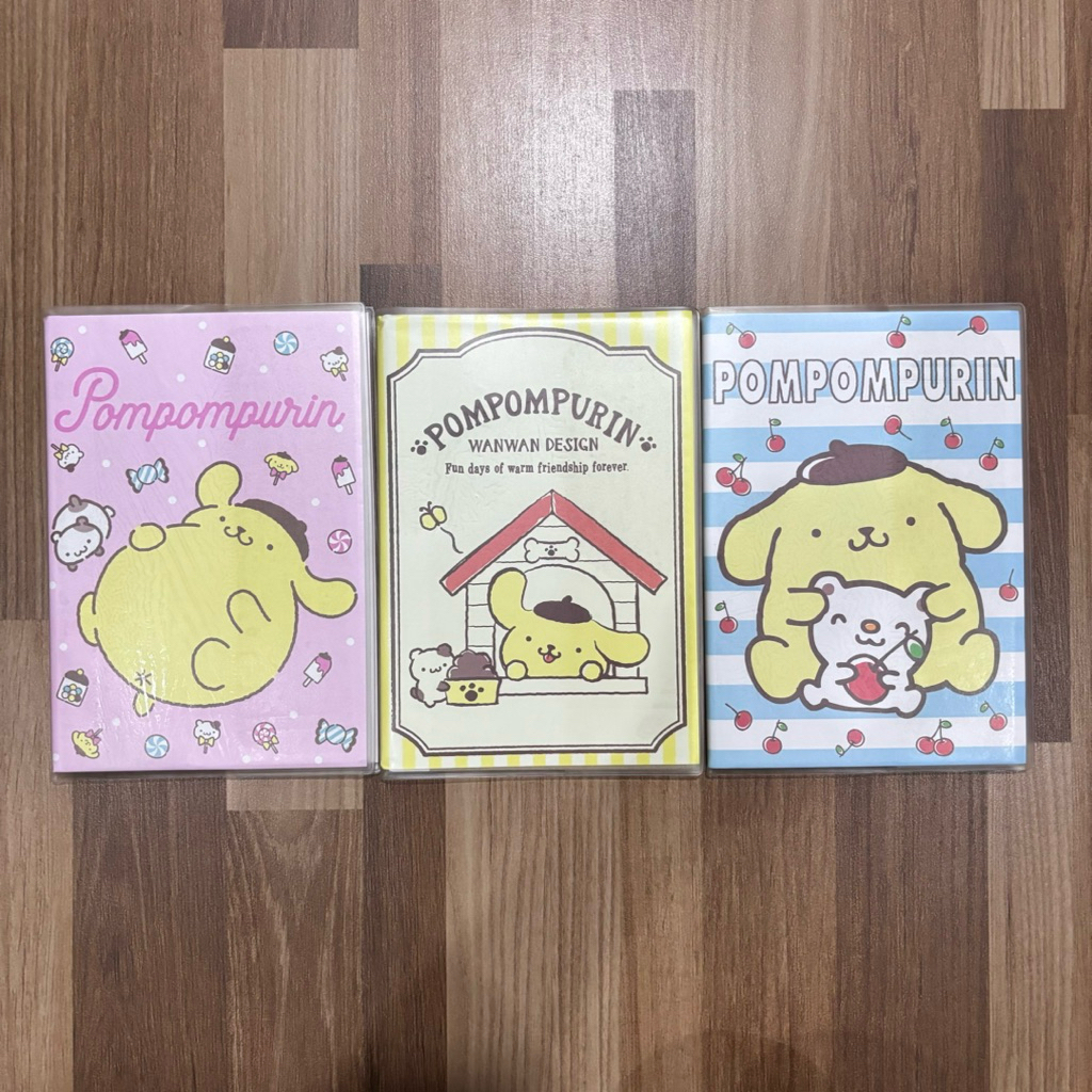 (พร้อมส่ง!) สมุดบันทึก Sanrio Pompompurin ลิขสิทธิ์แท้ ขนาด A5 แบบมีเส้น+ภาพสีด้านใน