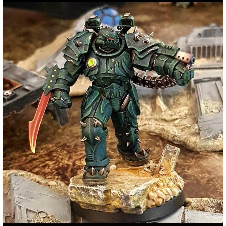 King Ork Krork งาน Resin Miniature Model สำหรับ Tabletop Board Game ตั้งโชว์