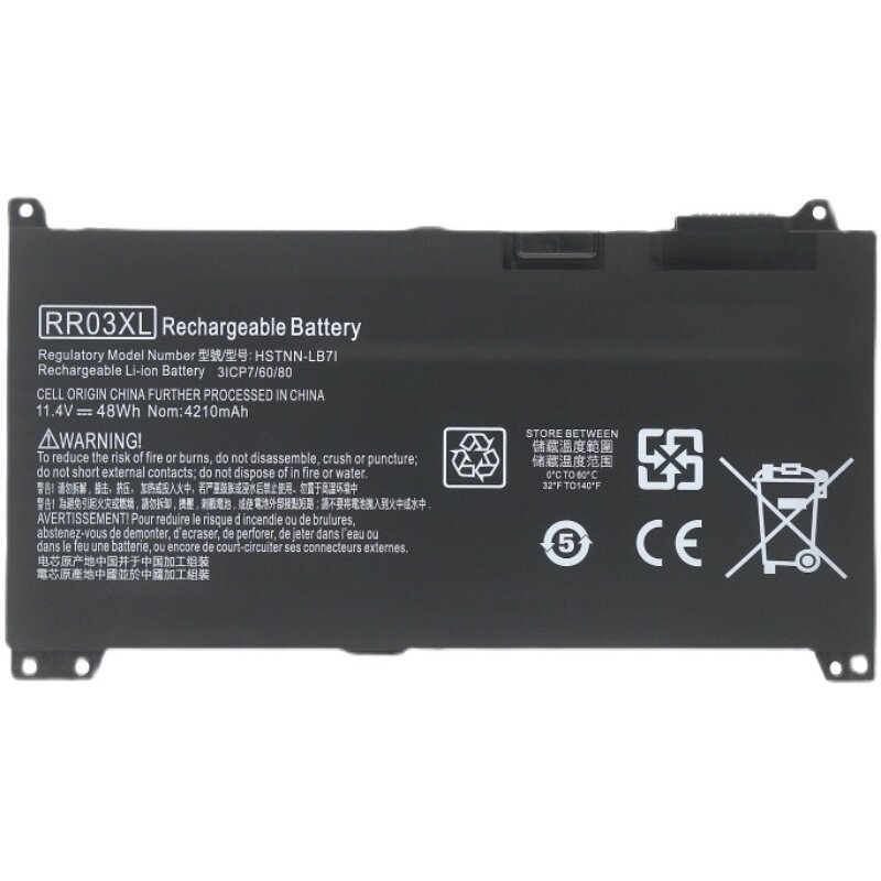 HP ProBook 430 440 450 455 470 G4 RR03XL LB7I Laptop Battery