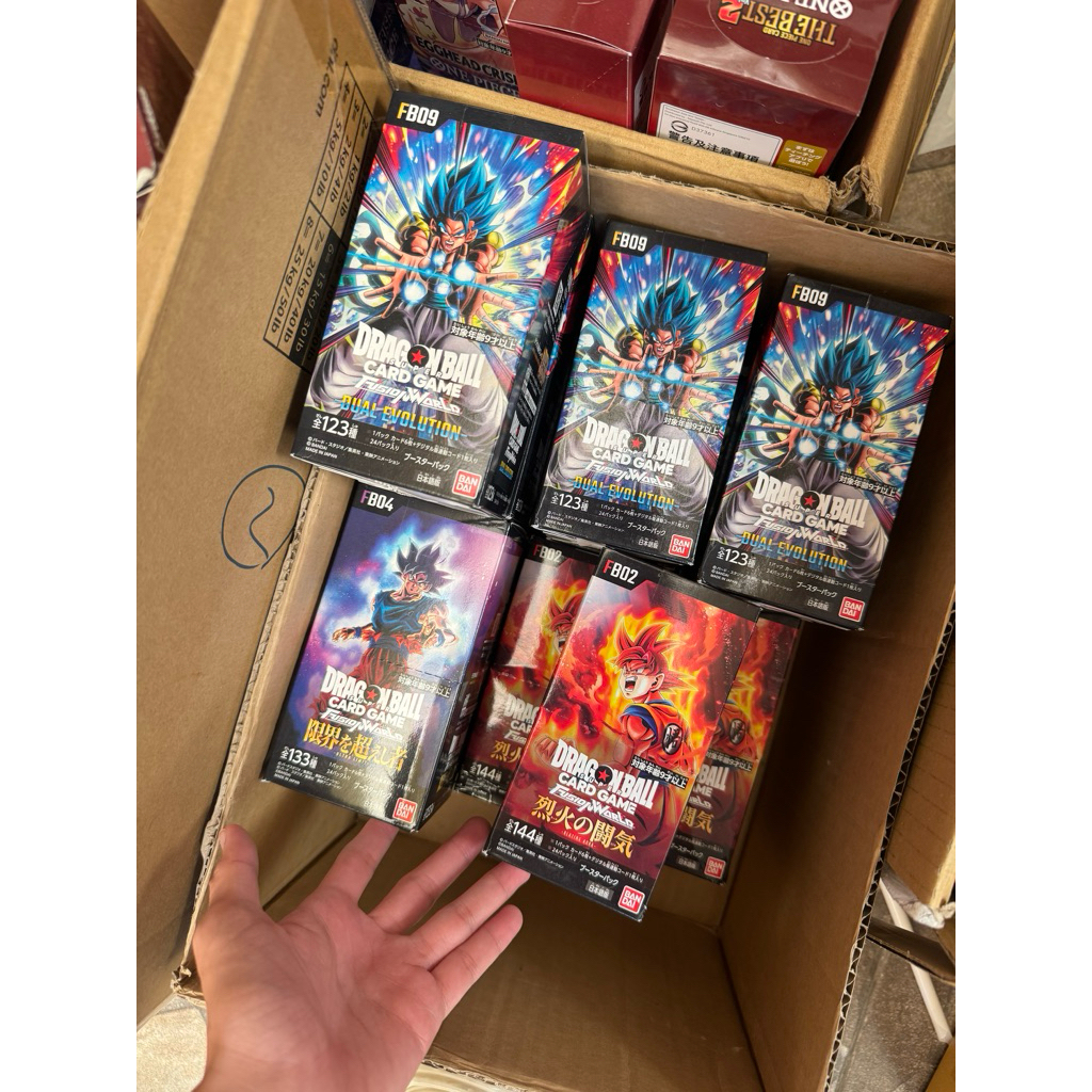 ⭐️พร้อมส่งจากไทย ⭐️ DRAGON BALL TCG [เวอร์ชั่นญี่ปุ่น] 1 BOX 24 ซอง