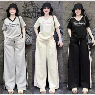 ชุดเซ็ท คอวีงานปักอังกฤษ B404 แต่งแถบข้าง ฟรีไซร์ สาวอวบใส่ได้