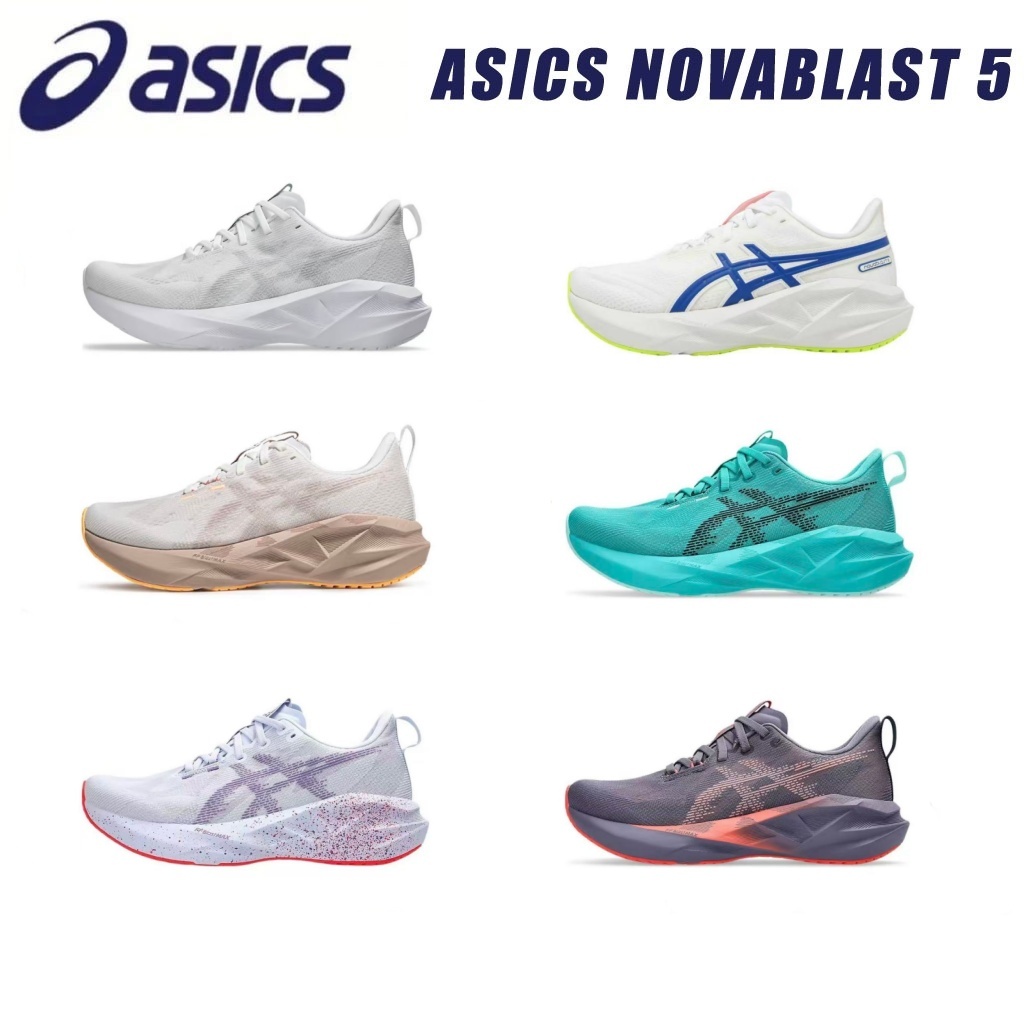 ASICS NOVABLAST 5 เสื้อผ้าแฟชั่นและกางเกง  FF BLAST MAX รองเท้าวิ่งระยะไกล