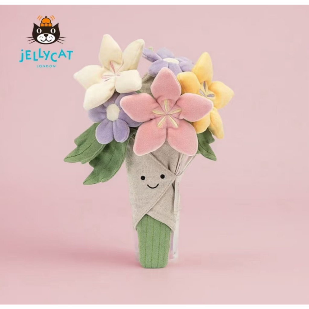 『JELLYCAT LONDON』Jellycat Bouquet of Flowers ช่อดอกไม้ สั่งจากอังกฤษ ของแท้ 100% 💯