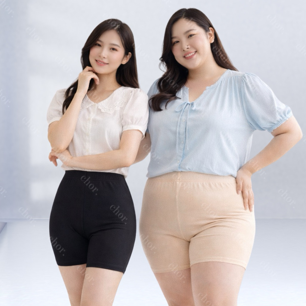 Chor 688/884 กางเกงซับในกันโป๊ผู้หญิง ผ้าฝ้ายใยไผ่เย็น ใส่สบาย ไม่รัดรูป เอวสูง ไร้ขอบ ราคา ถูกที่สุด ดีลบีเคเค แกลเลอรีภาพที่ 5