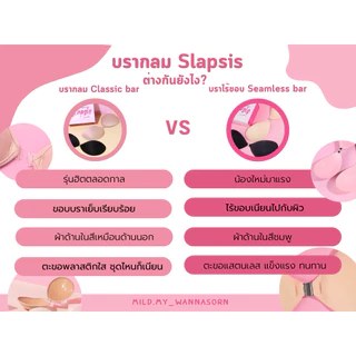 >พร้อมส่ง< Slapsis บราปีกนก BR001 กันน้ำกันเหงื่อ ใช้ได้ 30+ครั้ง กาวเต็มบรา แพ้ง่ายใช้ได้ ขอบไม่อ้าไม่บาดผิว ทรงกลม