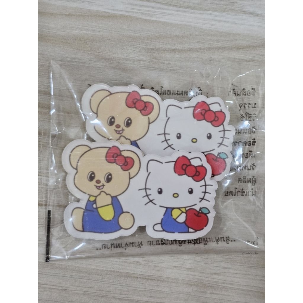 ✅️ พร้อมส่ง ✅️ กิ๊บคิตตี้&หมีเนย จาก 7-11 น่ารักมากๆ
