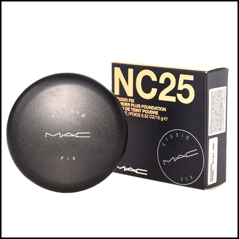 100% MAC Compact Studio Fix Powder Plus Foundation NC20/ NC25/ แป้งอัดแข็ง 15g ราคา ถูกที่สุด ดีลบีเคเค แกลเลอรีภาพที่ 3
