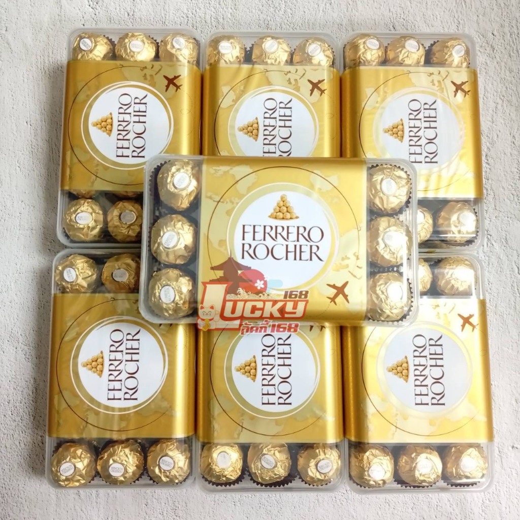 [พร้อมส่ง] Ferrero Rocher The Golden Experience 30P ฟอเรโรรอชเชอร์กับเวเฟอร์กรุบกรอบและเฮเซลนัท