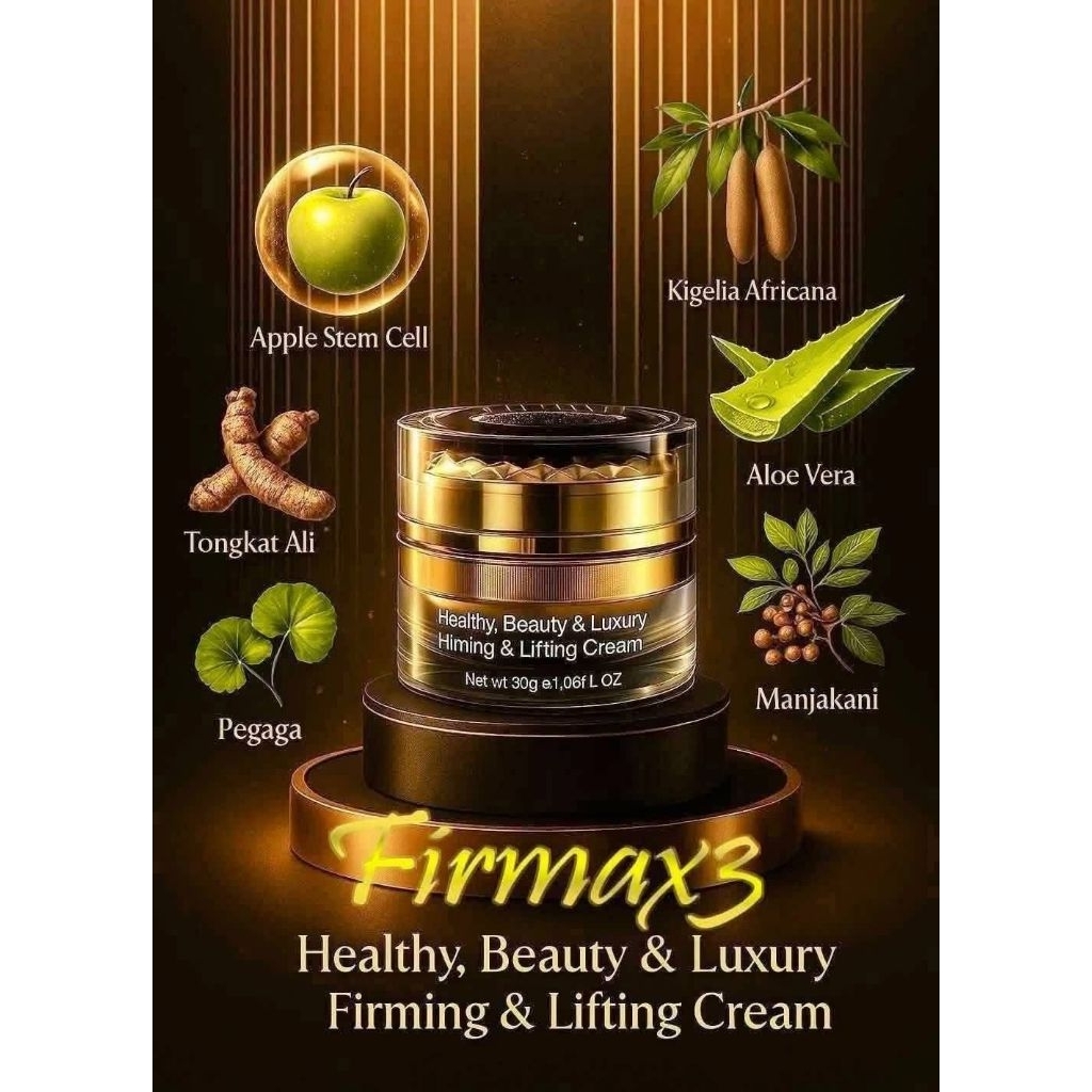 Firmax-3 ครีมทาผิวพรีเมียม✨ ฟื้นฟูผิวกระจ่างใส ลดริ้วรอย กระชับผิว ชุ่มชื้นล้ำลึก 3in1 ของแท้ RF3 Wo