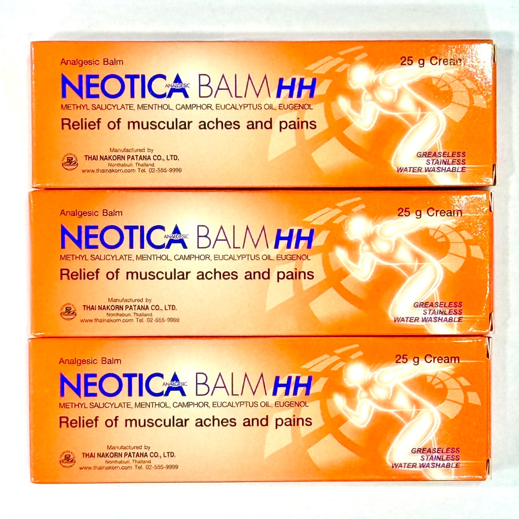 Neotica Balm HH [25g.] Cream นีโอติก้า บาล์ม เอชเอช ครีมทาบรรเทาอาการปวด