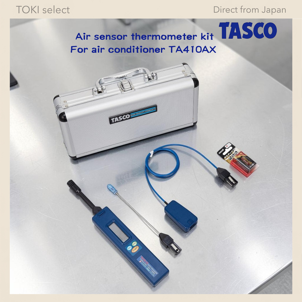 Ichinen TASCO air sensor-equipped thermometer kit for air conditioner maintenance TA410AX