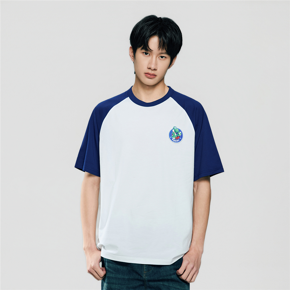 GIORDANO เสื้อยืดผู้ชาย Men's Short-Sleeve T-Shirt (Mario) 01096357