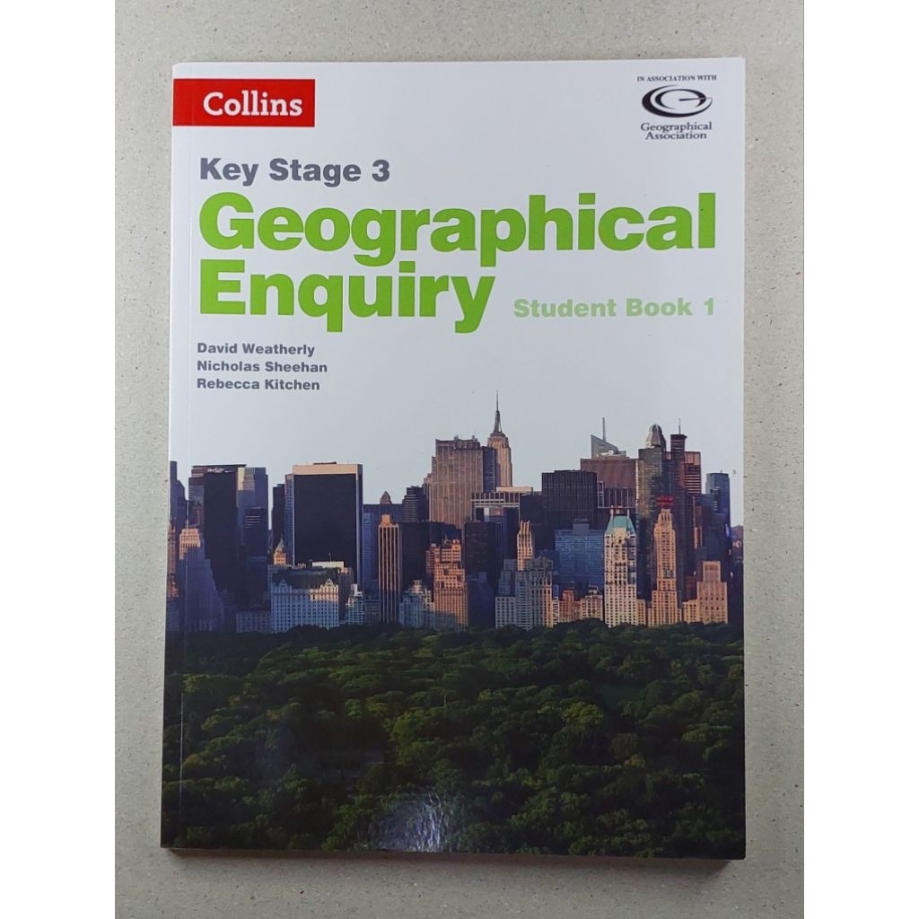 หนังสือ แบบเรียน มัธยมต้น ภูมิศาสตร์1 Collins Key Stage3 Geographical Enquiry Student Book1 128Page