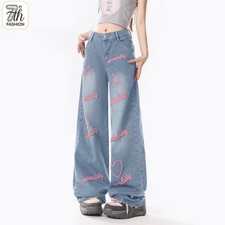 S-5XL กางเกงยีนส์เอวสูงสำหรับผู้หญิง ทรงสวย ใส่สบาย ใส่คู่กับอะไรก็ได้ เข้ากับทุกสไตล์ | ยีนส์สาวออฟฟิศ/สายเที่ยว