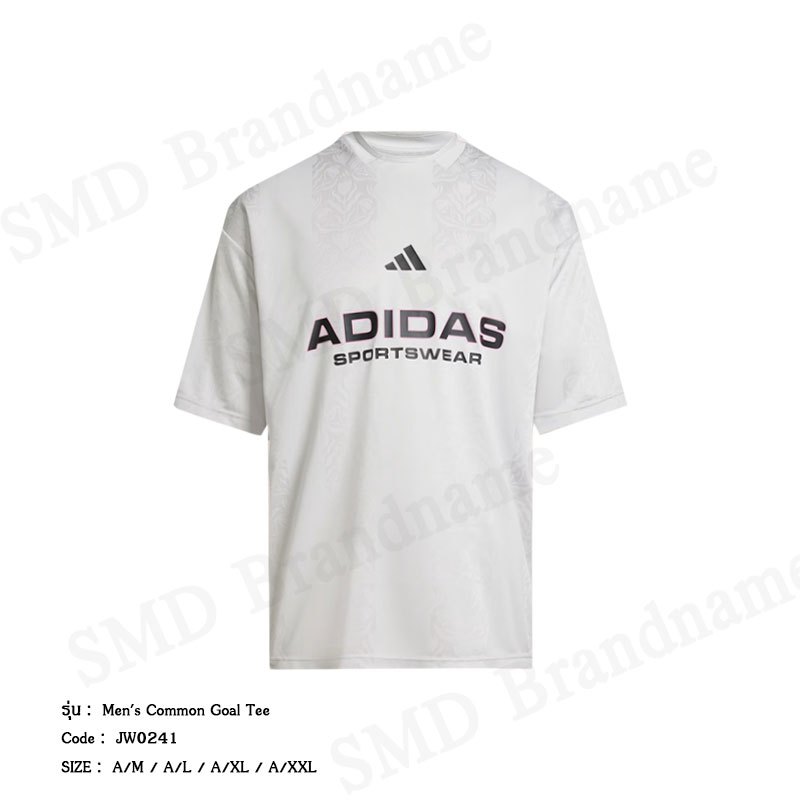 Adidas เสื้อยืดคอกลมผู้ชาย รุ่น Men's Common Goal Tee Code: JW0241