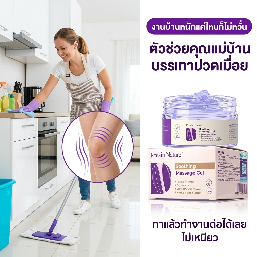 【Kreain Nature】จัดส่งจากกรุงเทพฯ Joint Care Gel เจลบำรุงข้อ ช่วยบรรเทาอาการปวดข้อและซ่อมแซมหัวเข่า ของแท้ 100%