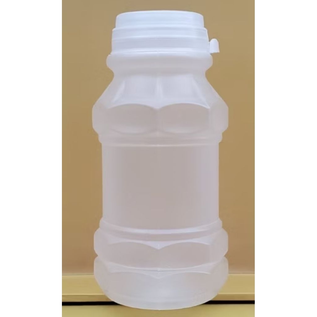 ขวดน้ำพลาสติก 150 ml ปากกว้าง ลายรังผึ้ง” (ลักษณะคล้ายแกลลอนจิ๋ว มีลอนจับถนัดมือ)