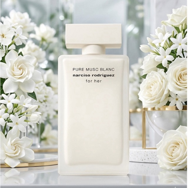 (ช้อปไทย 2026)~🕊️☁️ Narciso Pure Musc Blanc Intense EDP☁️🕊️ White Floral Musky & Aldehydic แท้💯จากช้อปไทย