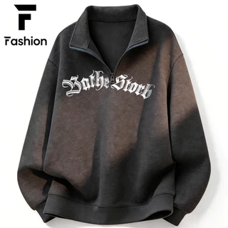 เกาหลีเรียบหรู เสื้อสเวตเตอร์คู่รัก เสื้อฮู้ด Unisex เนื้อนุ่มพิเศษ ทรงโอเวอร์ไซส์ฟรีไซส์ ราคาถูก ส่งฟรี