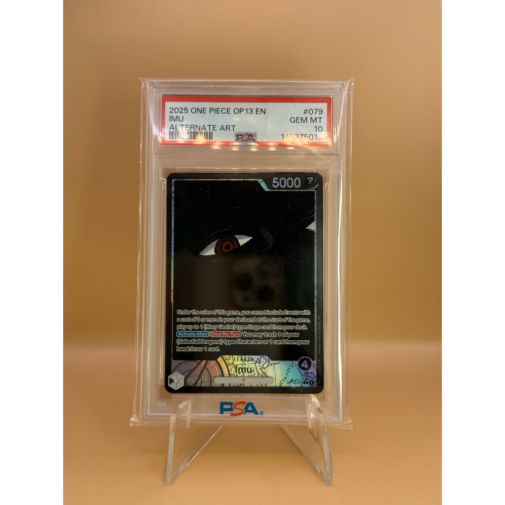 Onepiece PSA 10 Imu OP13-079 (Eng) ท่านอิม Alt Art