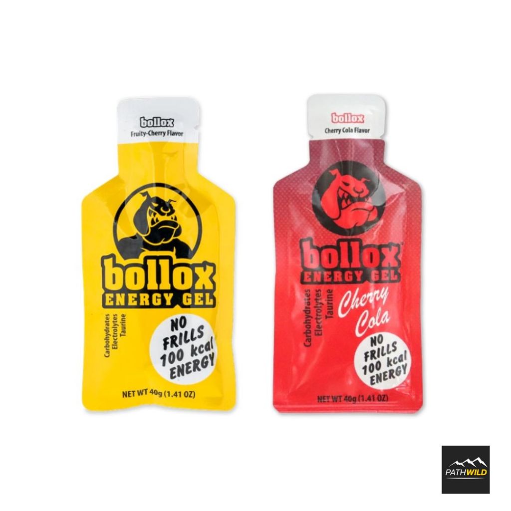 Bollox Energy Gel เจลให้พลังงาน กลิ่นรสฟรุตตี้เชอร์รี่/โคล่า ปราศจากส่วนผสมที่ไม่จำเป็น  รับประทานและพกพาง่าย