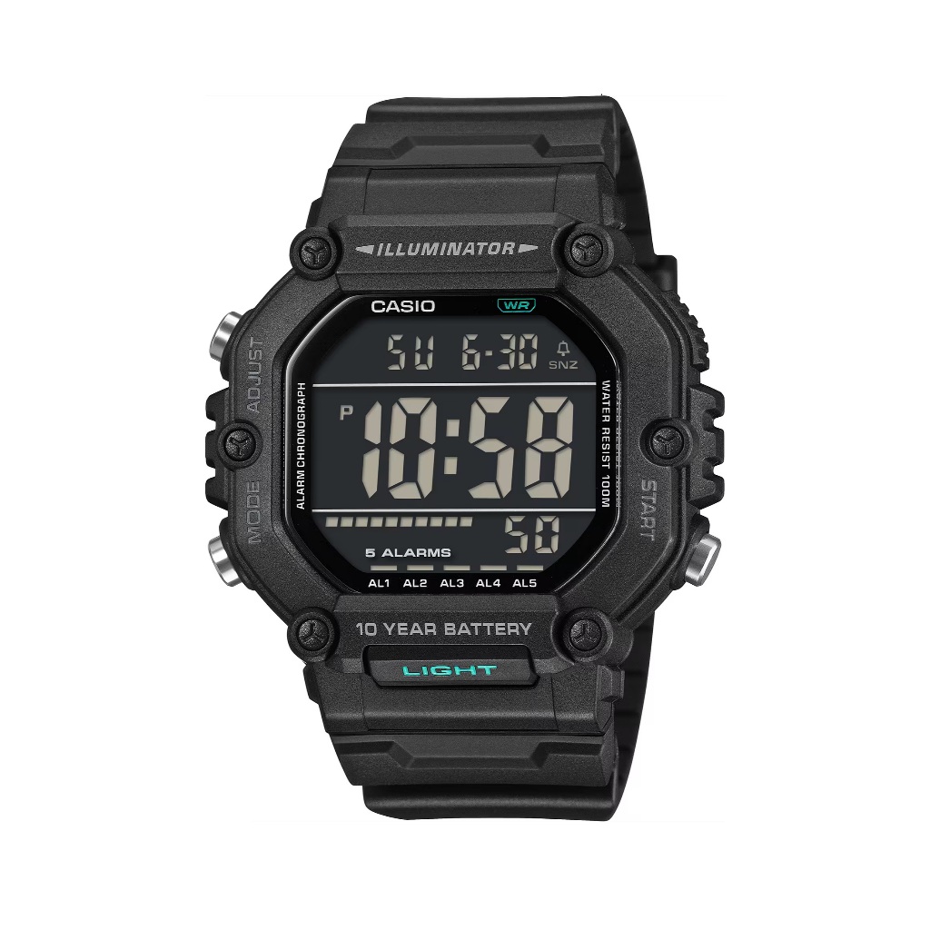 Casio นาฬิกาข้อมือผู้ชาย รุ่น AE-1600HX-1BVDF Sporty Men's Watch Quartz