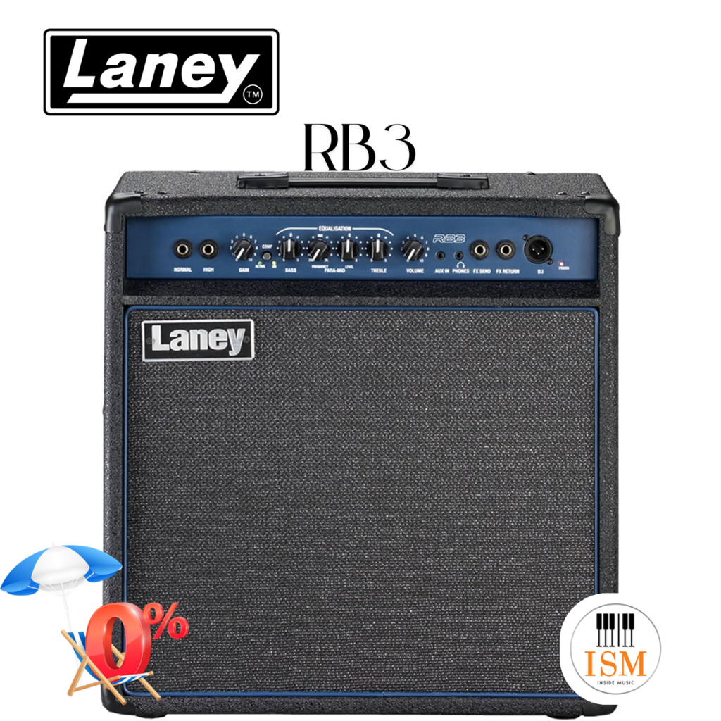 Laney แอมป์กีตาร์เบส แอมป์เบส 65 วัตต์ Bass Amp 65 watt" รุ่น RB3