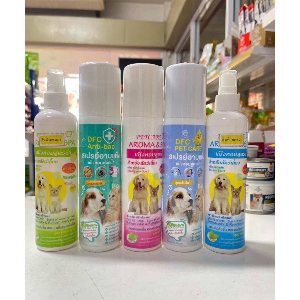 หากยังอาบน้ำหมาแมวไม่ได้ขอแนะนำ Petcare แป้งหอมสูตรน้ำสำหรับสัตว์เลี้ยง สูตรอโรมา&สปา ขนาด250ซีซี