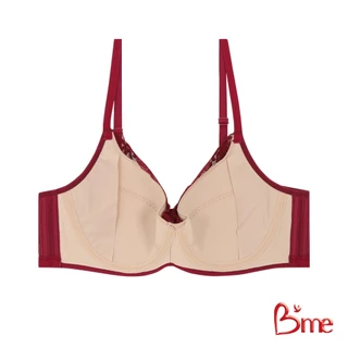 B'me เสื้อชั้นในมีโครง level 1 ฟองบาง รุ่น ME1C66 สีแดง สีน้ำเงิน (ลูกไม้ลายRose) New M.5เข้าคู่กางเกงใน รุ่น ME7A1K